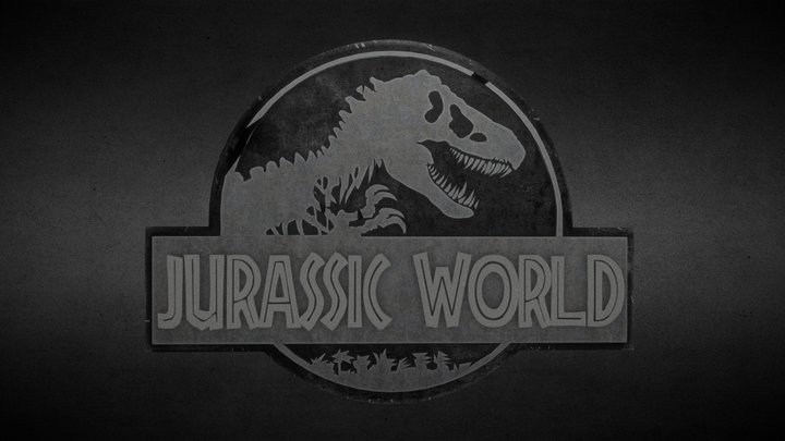 Jurassic World Logo 3D Model
