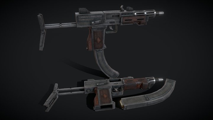 SMG Type#01 3D Model