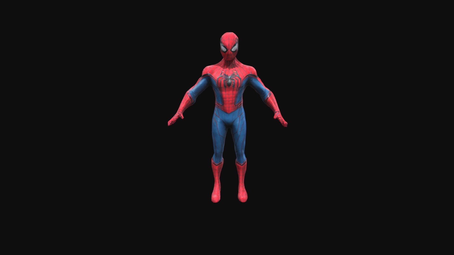 Home Coming Spiderman In Tpose Download Free 3D Model By Jeyathar 