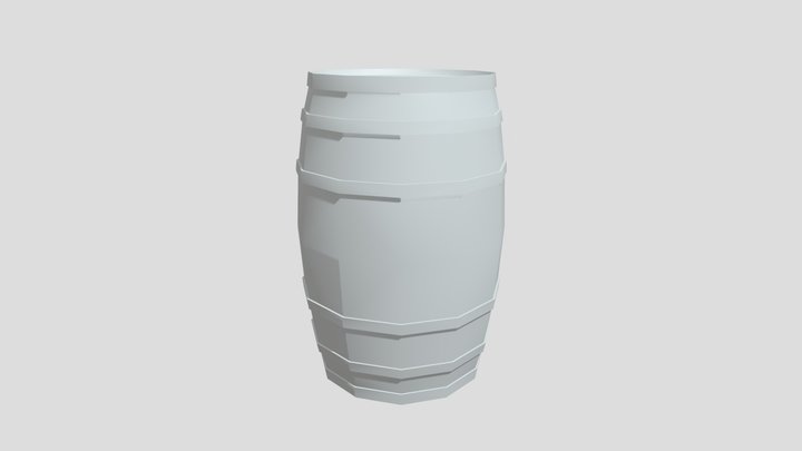 Beer Barrel 3D Model