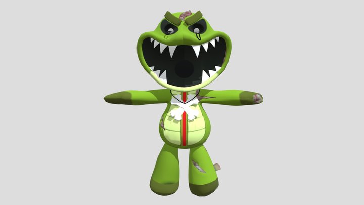 ALLISTER GATOR - Poppy playtime 4 (rigged) 3D Model