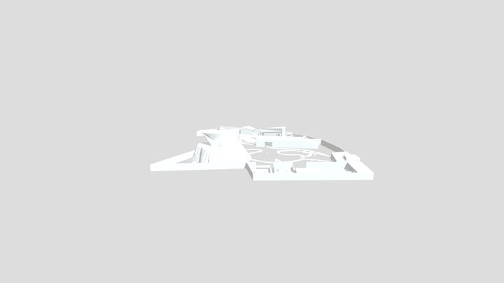 Final Mountain Land 3D Model