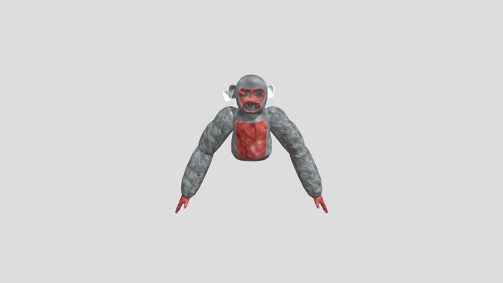scary-baboon-all-monsters-gtag-fangame-asset 3D Model