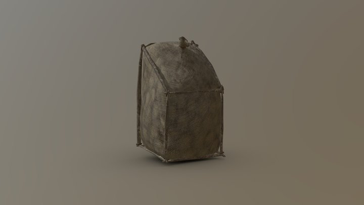 Crafted Back Pack 3D Model