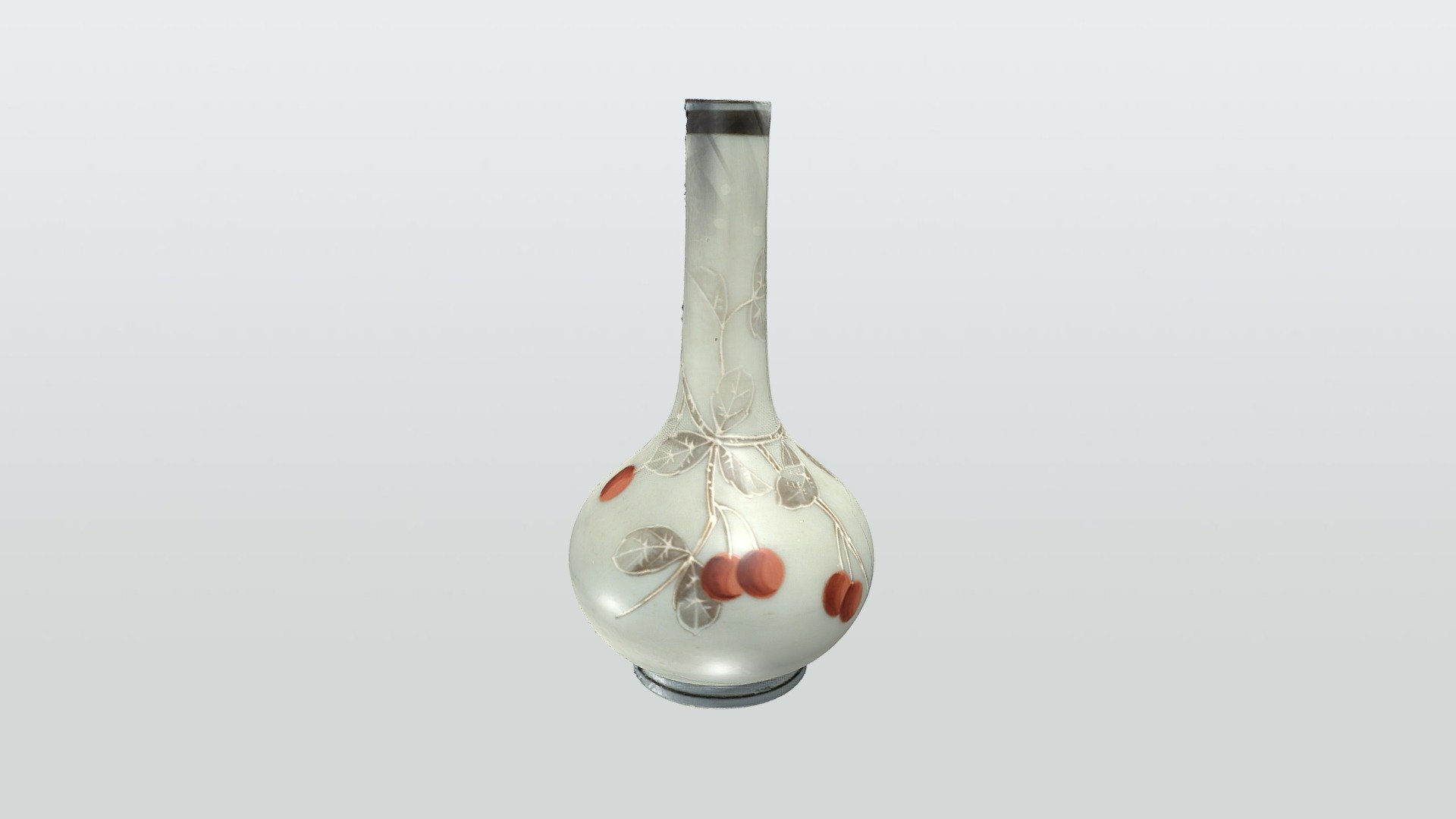Frosted Glass Vase