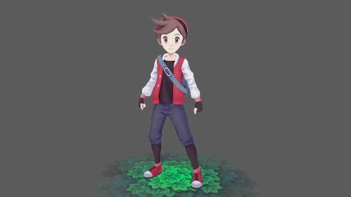 Brian Striker - Rune Beasts Protagonist 3D Model