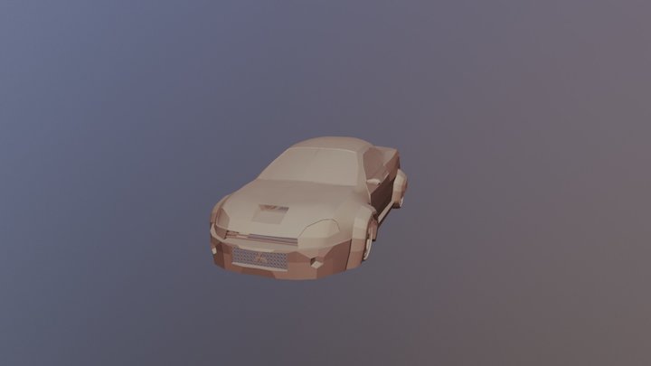 Mitsubishi eclipse 1999 tuning 3D Model