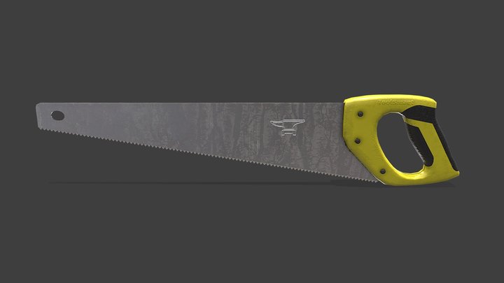 Low Poly Hand Saw