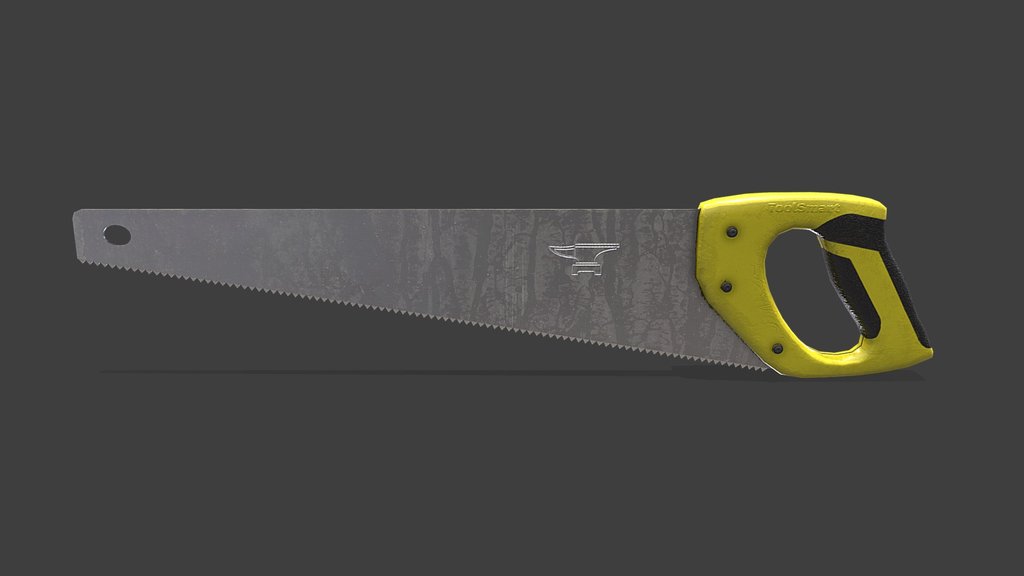 Low Poly Hand Saw