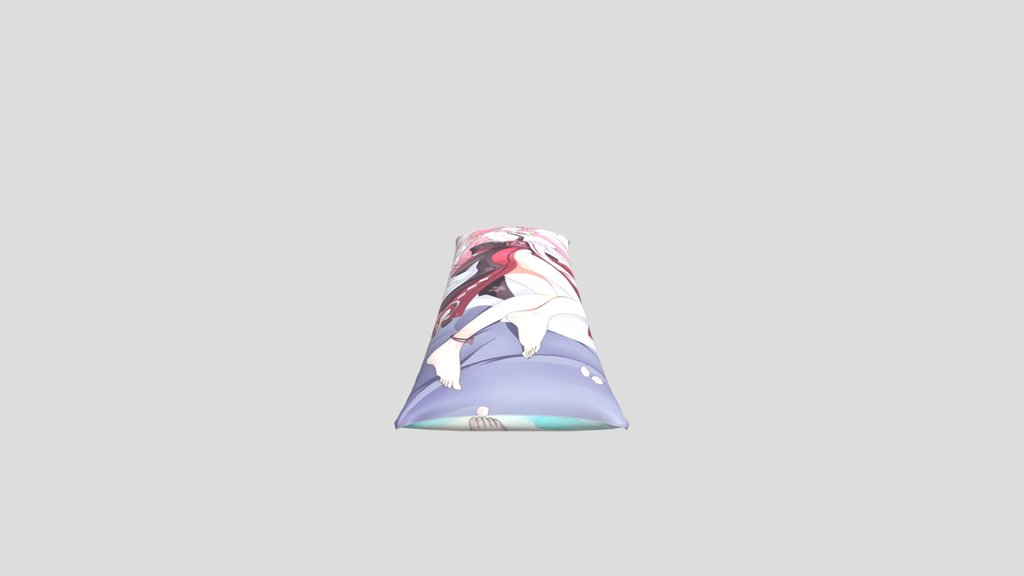 Pillow With Anime Print