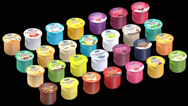 Yogures Sabores SUPERMERCADO – Modello 3D gratuito STL
