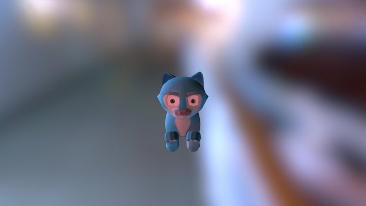 Stretch the Cat! 3D Model