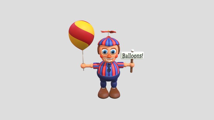 Balloon Boy Team VR 3D Model