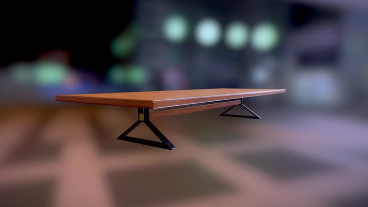 Conference Table 3D Model