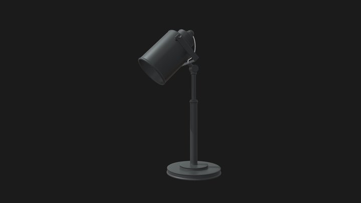 Desktop Lamp 3D Model
