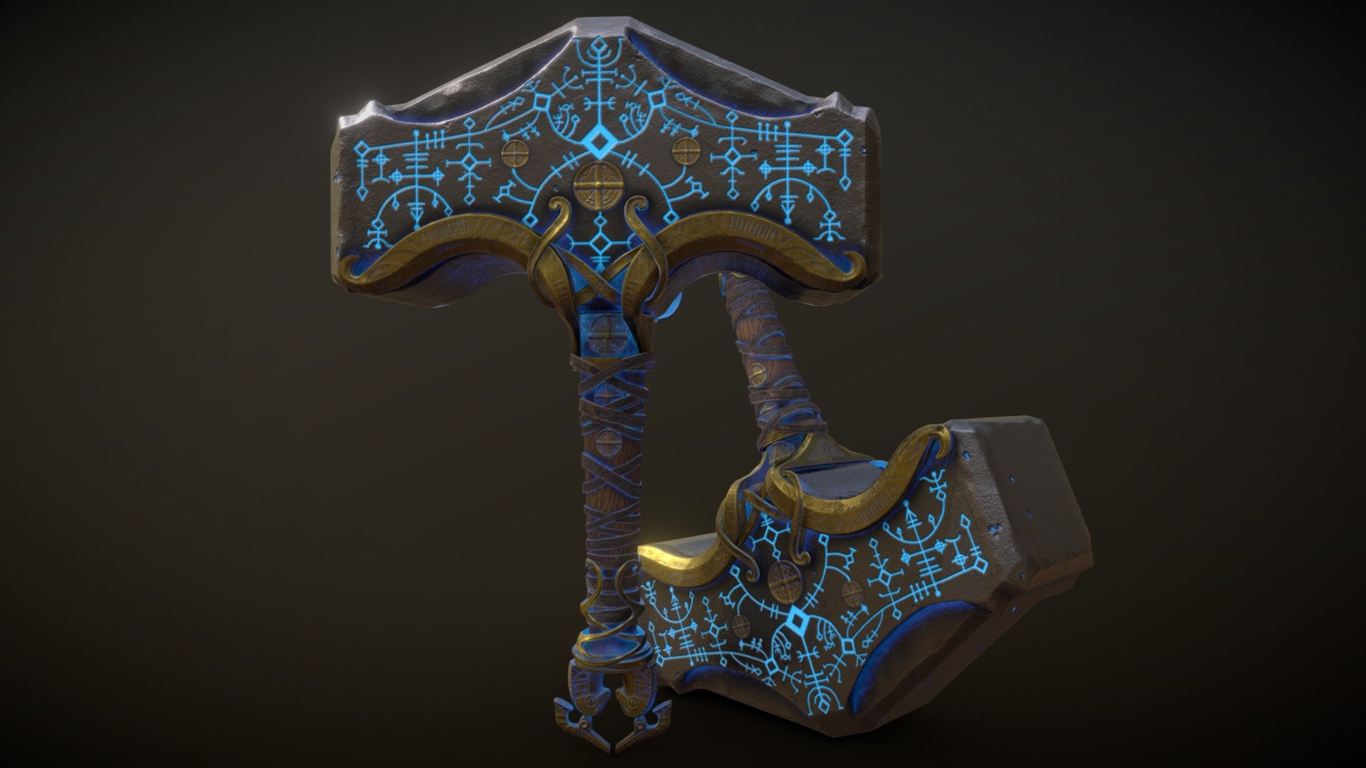 Mjolnir - Download Free 3D model by Luter_13 [a34498e] - Sketchfab