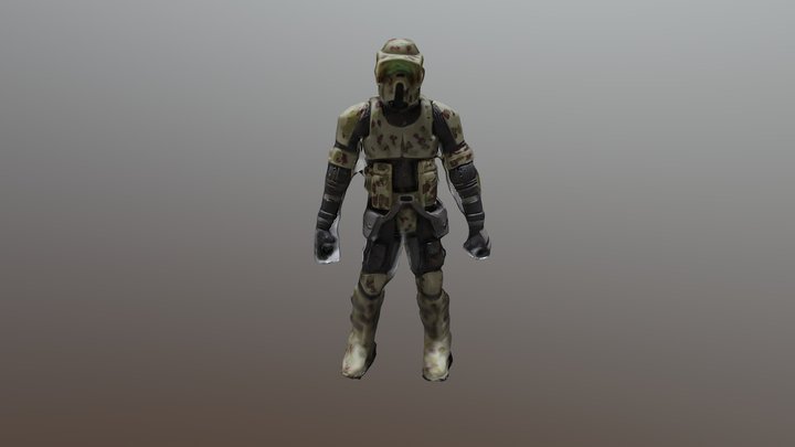 Phase 2 41st Trooper 3D Model