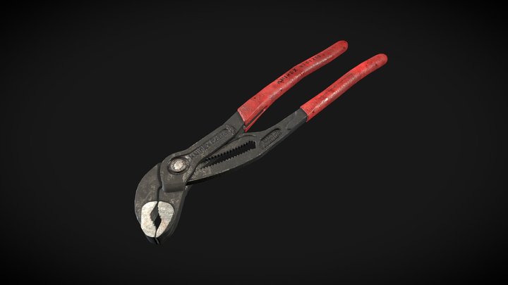 DAE - Tool Knipex plier wrench 3D Model