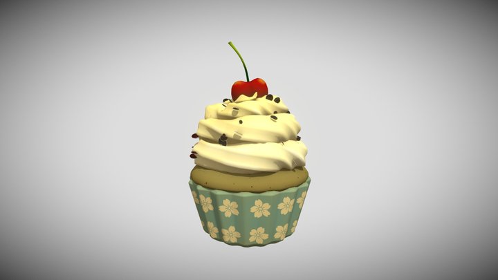Cupcake 3D Model