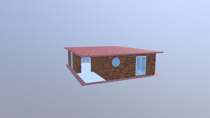 petite maison en brique textures oculus 3D Model