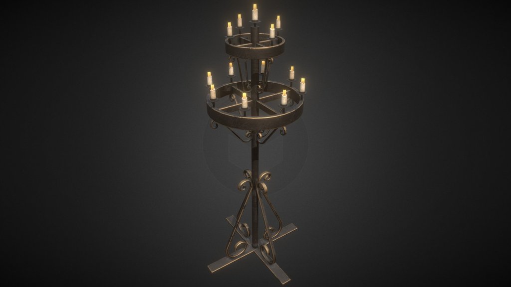 Medieval Candelabra (Free Download)