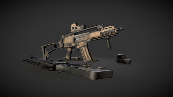G36 C3 3D Model