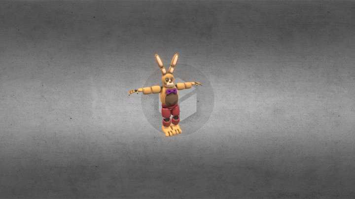 Springbonnie FNaF model 3D Model