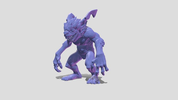 Gargoyle Beast 3D Model