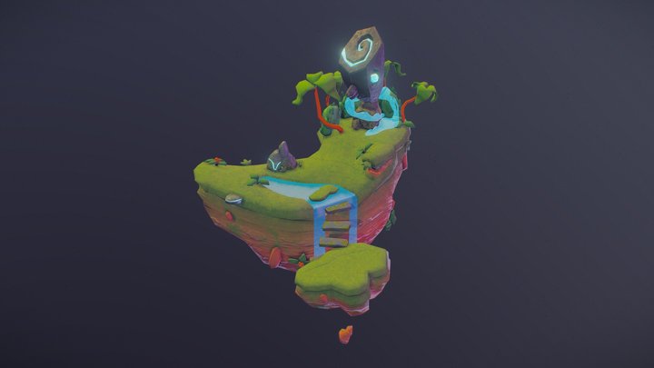 Guardian Island 3D Model