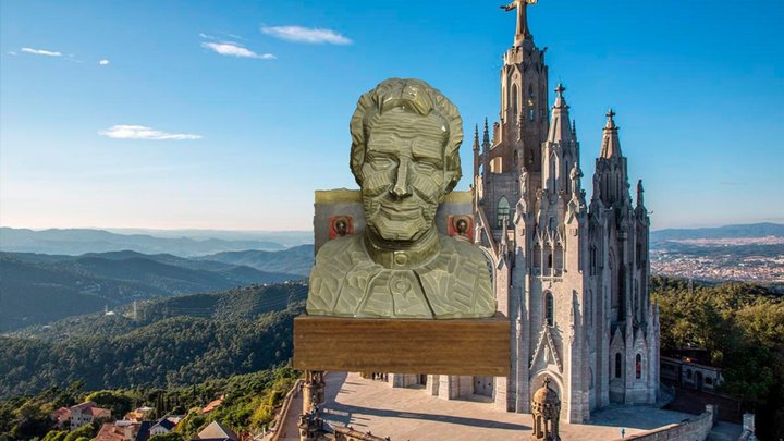 Don Bosco - Templo Tibidabo 3D Model