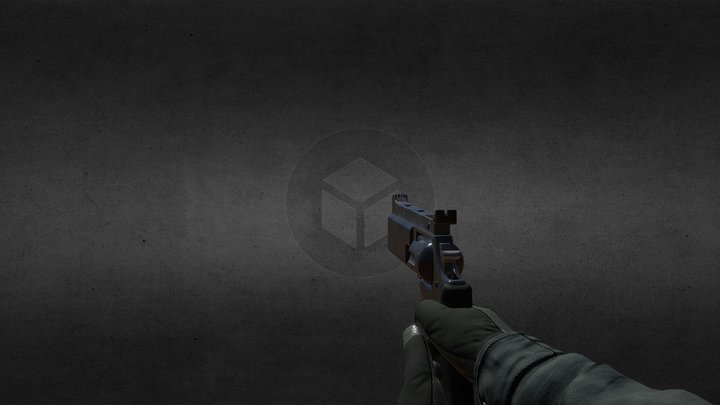 revolver animated – Free 3D Model STL
