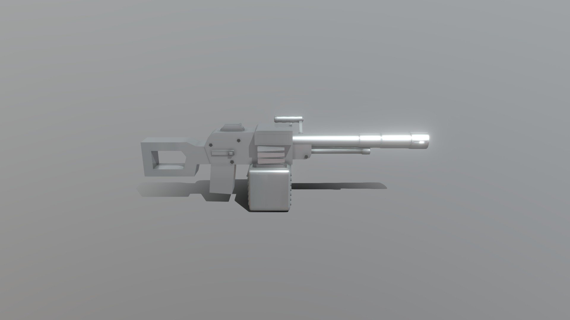 low poly lmg