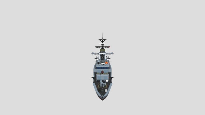 P122-1 "Talon" Offshore Patrol Vessel 3D Model