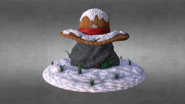 One Piece Straw Hat 2 years 3D Model