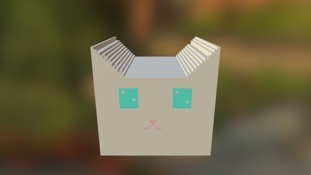 White Cat 3D Model