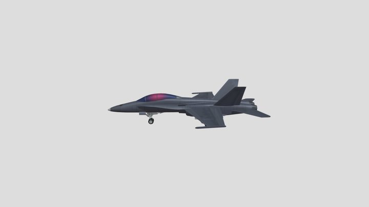 F-18D 3D Model