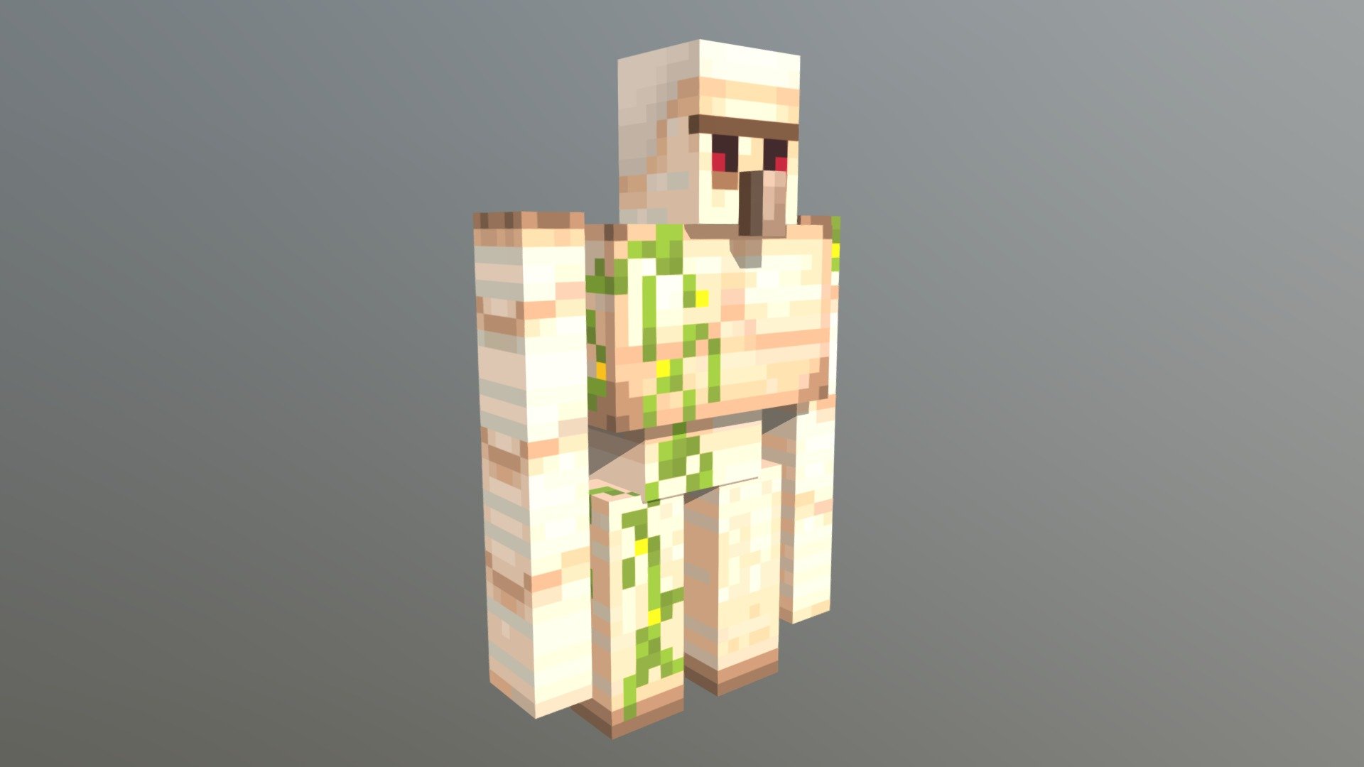 Minecraft Iron Golem - Download Free 3D model by imnamedgamer.
