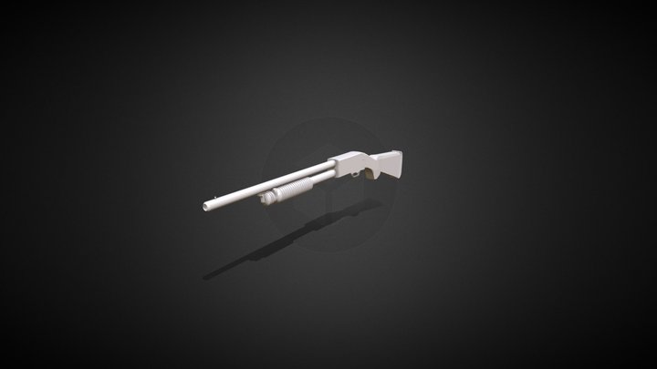Ithaca Model 37 3D Model