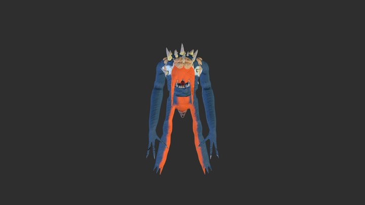 Monster Bipède 3D Model