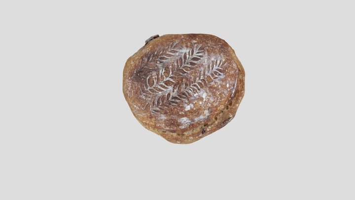 Bread 01 3D Model