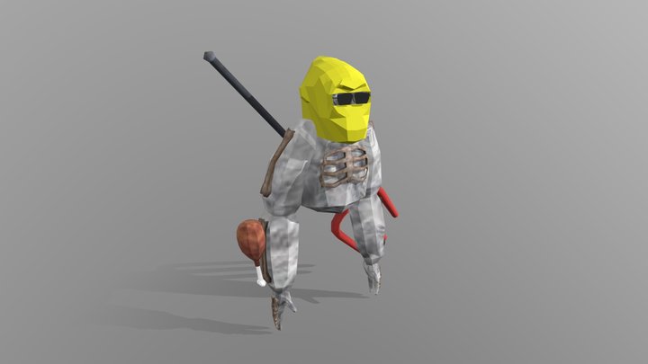Gorilla Tag GBeastVr 3d Model 3D Model