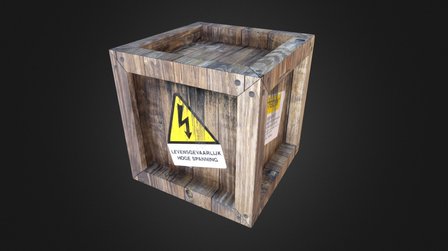 木箱 3D Model