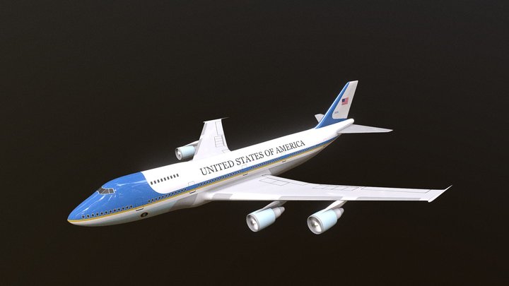 Air Force One 3D Model