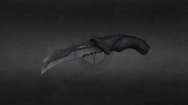 combat knife 3D Model