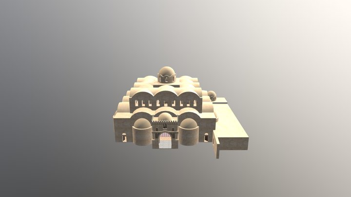 HIsham Palace Bath 3D Model