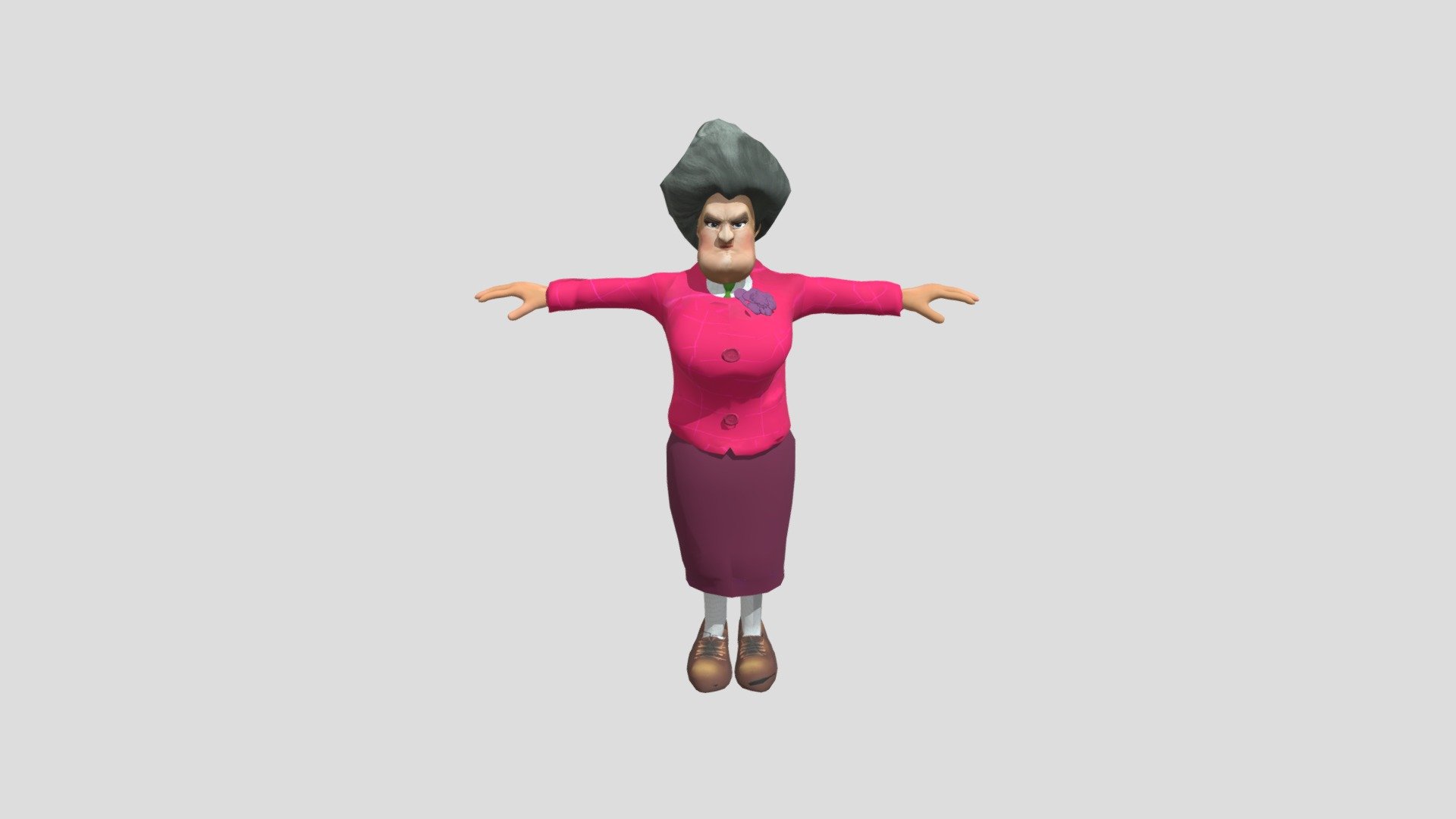 STL file SCARY TEACHER MISS T 🧑‍🏫・3D printable model to download・Cults