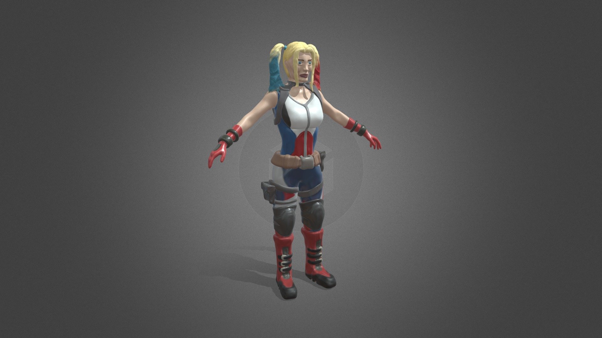 Harley Quinn - 3D model by C2987880 [a353348] - Sketchfab