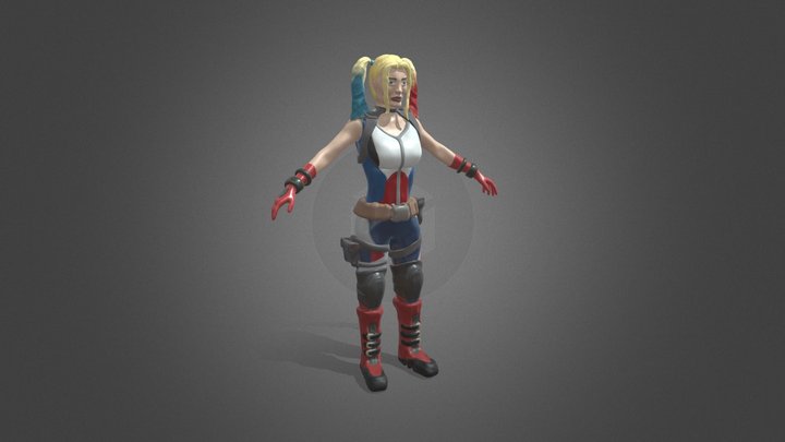 Harley Quinn 3D Model