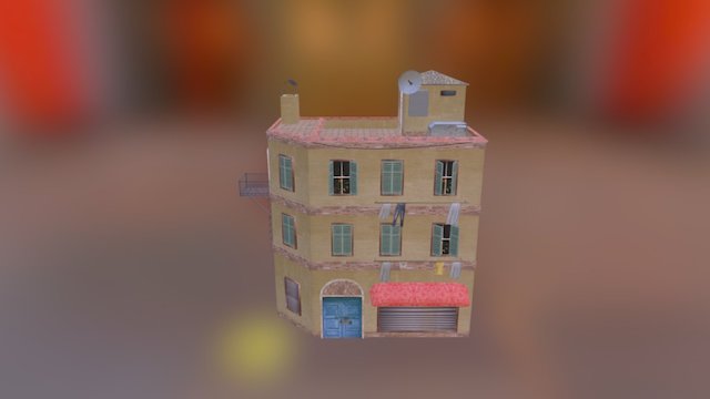 Cityscene House1 Test Upload 3D Model