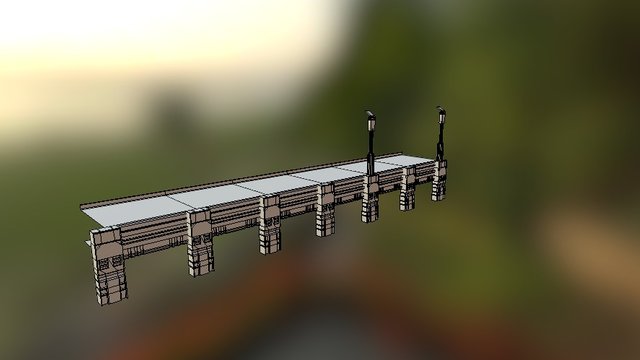 First Bridge Section V002 3D Model